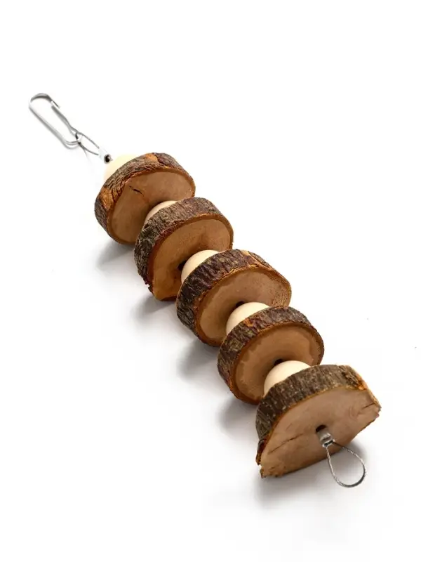 Игрушка для птиц и грызунов Игрушка для птиц и грызунов "Погрызушка" из дерева, 21 х 2 см