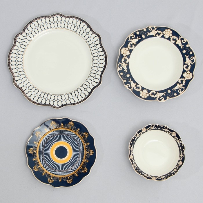 Наборы посуды сервиз столовый фарфоровый, 24 предмета Наборы посуды сервиз столовый фарфоровый, 24 предмета