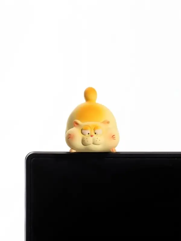 Мини - фигурка на монитор &laquo;Котик хочет прыгнуть&raquo;, 3.5&times;2.5&times;3 см