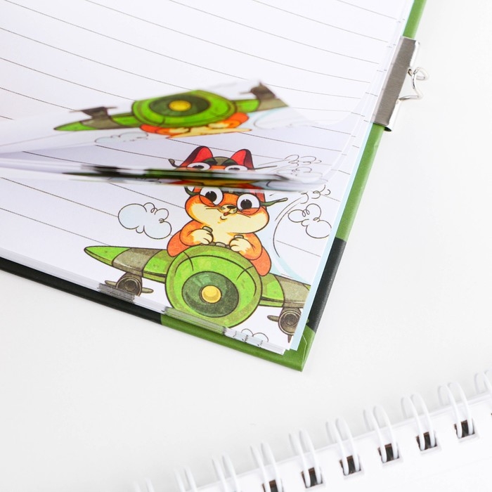 Блокнот на замочке А6, 50 листов в твердой обложке «23 февраля. День защитника котечества» Блокнот на замочке А6, 50 листов в твердой обложке «23 февраля. День защитника котечества»