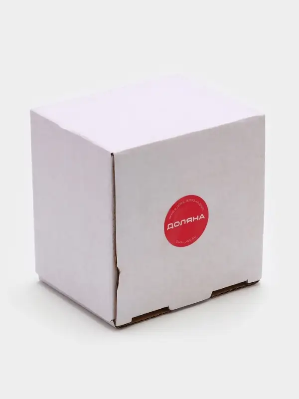 Сахарница Доляна Chess. King, 150 мл, 9&times;8.5 см, стекло, белая