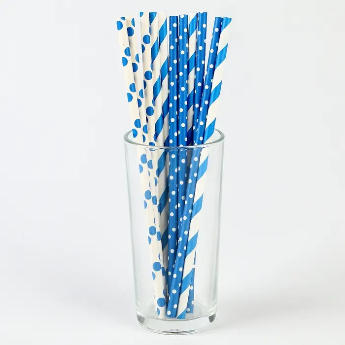 Трубочки бумажные 12 шт «Небо» Трубочки бумажные 12 шт «Небо»