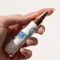 Флакон для парфюма с распылителем &laquo;Цапля&raquo;, 10 мл, стекло, белый