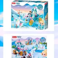 Конструктор Розовая Мечта Sluban &laquo;Зимние сказки&raquo;, 191 деталь
