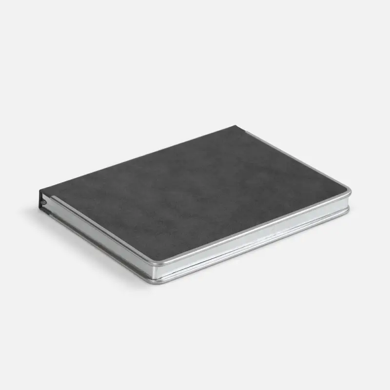 Ежедневник Metal Frame на заказ, датированный, темно-серый