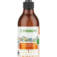 Жидкое мыло Synergetic &laquo;Карамельное яблоко и ваниль&raquo;, для рук и тела, 380 мл