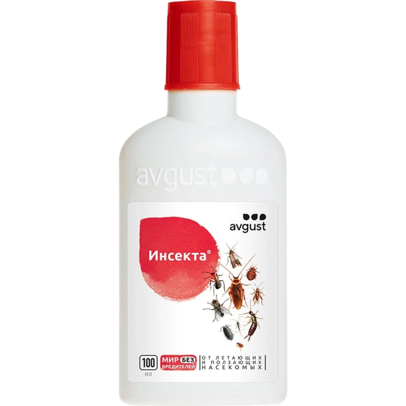 Средство для уничтожения насекомых Инсекта Флакон 100 мл, 42000707