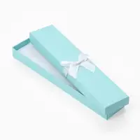 Набор подарочных коробочек 6 шт. под браслет/цепочку/часы &laquo;Тиффани&raquo;, 21&times;4, бирюзов(3593349)   109799