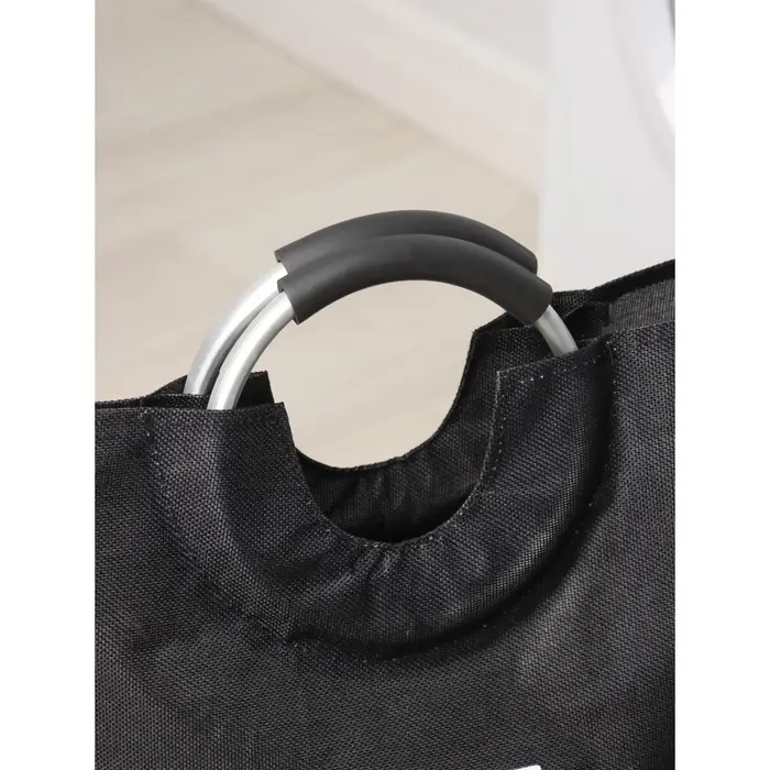 Корзина для белья Доляна &laquo;Модерн&raquo;, с ручками, 30&times;58 см, чёрная