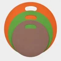 Набор досок разделочных гибких 3 шт, круглые, 32;27;22