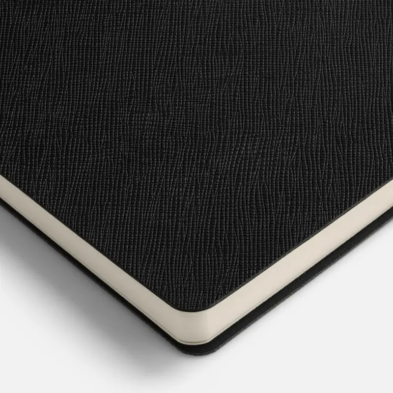 Ежедневник Lungo, недатированный, черный Ежедневник Lungo, недатированный, черный