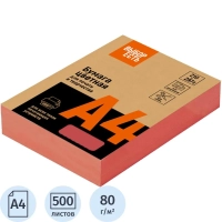 Бумага цветная Выбор есть (А4,80г,красный интенсив) пачка 500л