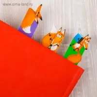 Закладки фигурные, картонные 5 шт. «Для умненьких и хитрых!»