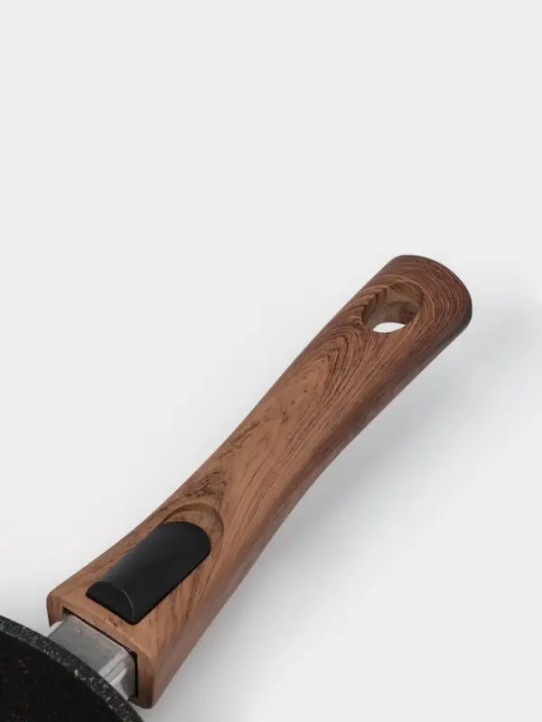 Сковорода KUKMARA Granit ultra blue, d=22 см, съёмная ручка, антипригарное покрытие, литой алюминий, синяя