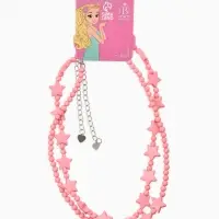 Бусы детские «Выбражулька. Звезды», набор 2 шт. розовые