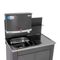 Умывальник "Акватекс" Дуэт, с ЭВН, нержавеющая мойка, 1250 Вт, 17 л, цвет аквамикс