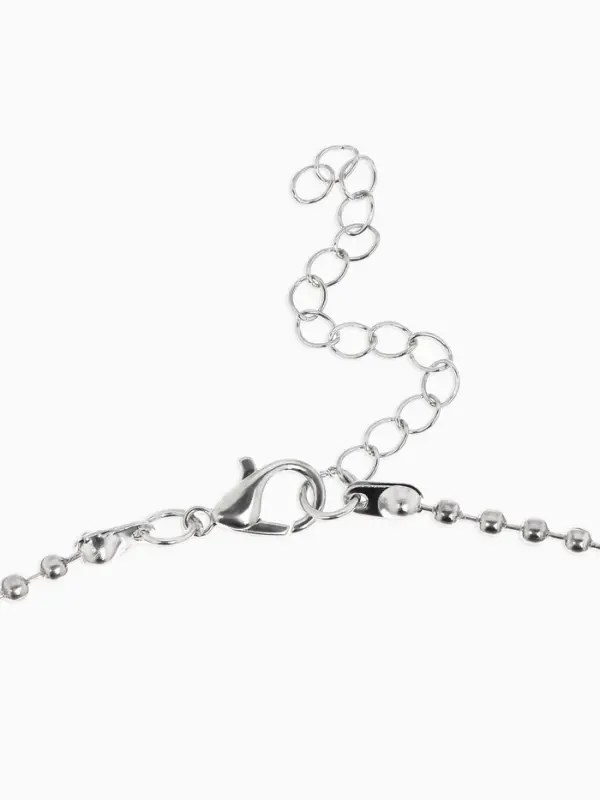 Кулон детский &laquo;Выбражулька. Мишка&raquo;, 40 см, бежевый в серебре