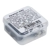 Набор автолюбителя №1, 5 колпачков, пластик, 5 золотников коротких, ключ