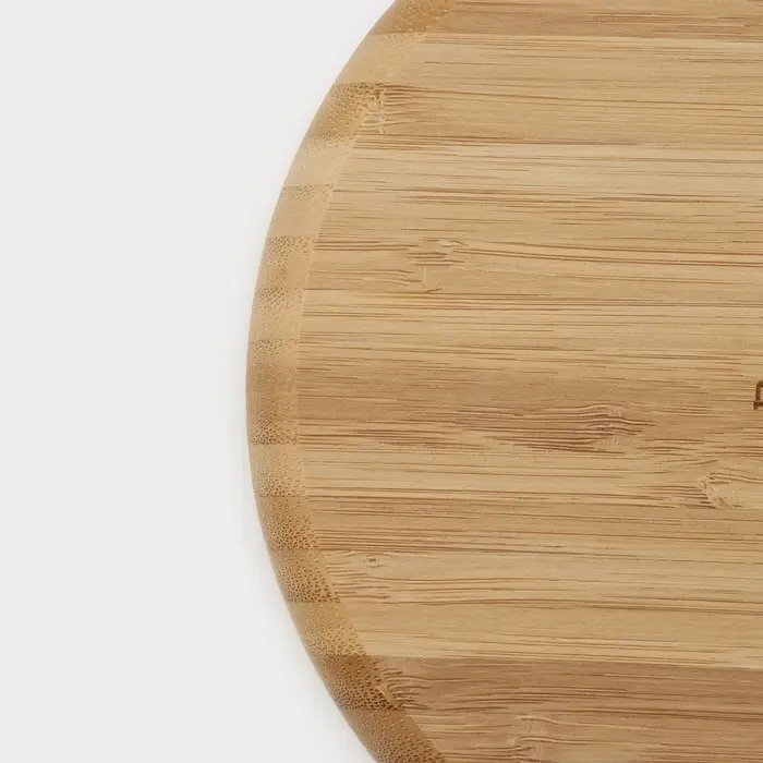 Менажница Striata, d=19.5 см, 5 секций, бамбук, бежевая