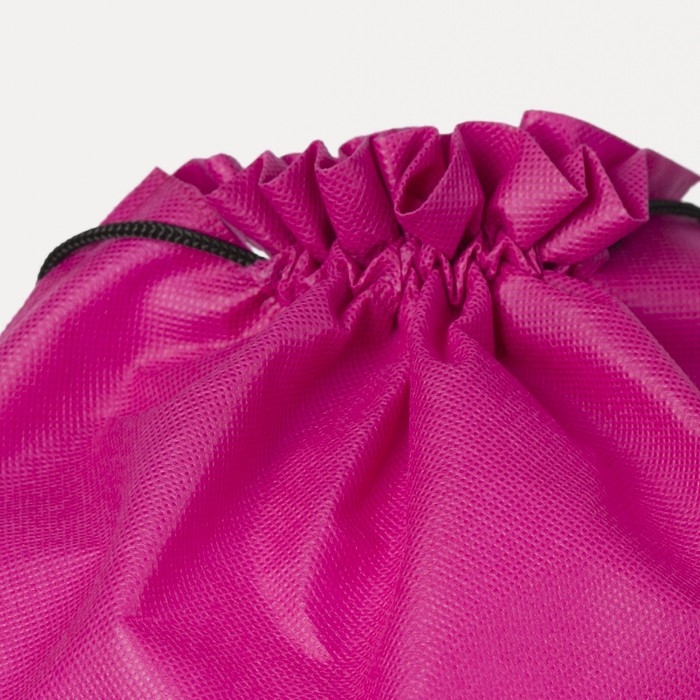 Мешок для обуви на шнурке, цвет розовый Мешок для обуви на шнурке, цвет розовый