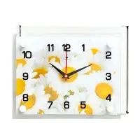 Часы настенные: Цветы, &laquo;Ромашки&raquo;, бесшумные, 20&times;26 см