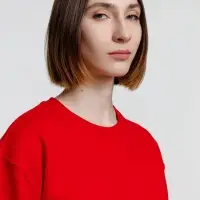 Свитшот унисекс Columbia, красный, размер XXL
