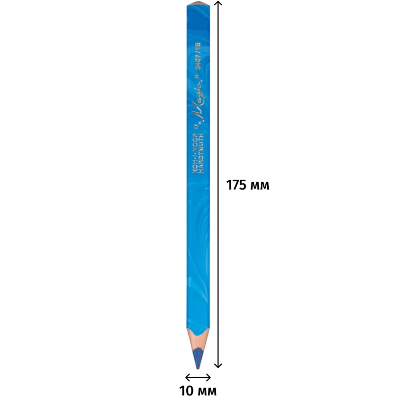 Карандаши цветные многоцветные MAGIC 9038, 3шт ассорти: ORIGINAL, AMERICA