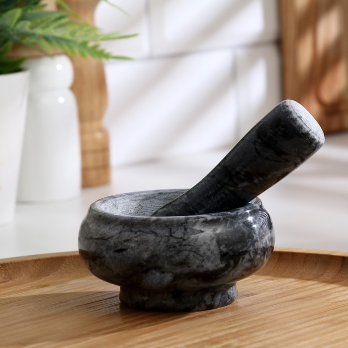 Ступка с пестиком малая, 75 мл, 5 см, № 4 Ступка с пестиком малая, 75 мл, 5 см, № 4