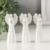 Фигурка полистоун &laquo;Белоснежный ангел безликий&raquo;, 11&times;5&times;3 см, МИКС