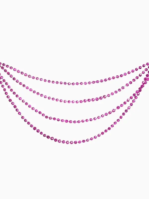 Бусы на ёлку &laquo;Шарики с гранями&raquo;, 2.7 метров, d=6 мм, МИКС