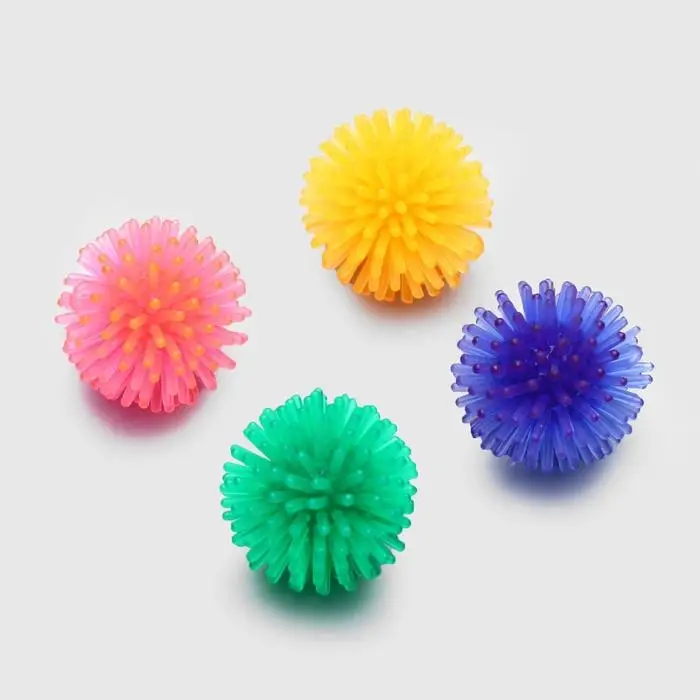 Шарик для кошек игольчатый, мягкий, 3,5 см, микс цветов (фасовка 10 шт), микс цветов Шарик для кошек игольчатый, мягкий, 3,5 см, микс цветов (фасовка 10 шт), микс цветов