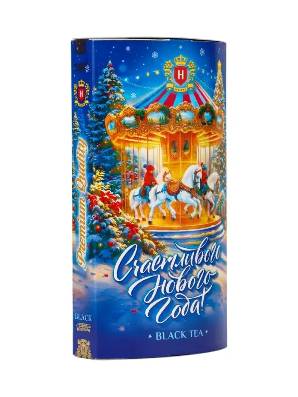 Набор чая в тубусе «С Новым годом!» (синий), 50 г Набор чая в тубусе «С Новым годом!» (синий), 50 г