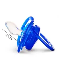 Соска- пустышка ортодонтическая M&B &laquo;Мишка&raquo; с колпачком, от 6 мес., голубой