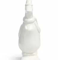 Фигурка декоративная &laquo;Гусь в шарфике и колпаке&raquo;, керамика, 10.3&times;5.4&times;16 см, белая