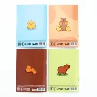 МИКС Блокнотов А6, 24 листа, в клетку "Капибары"