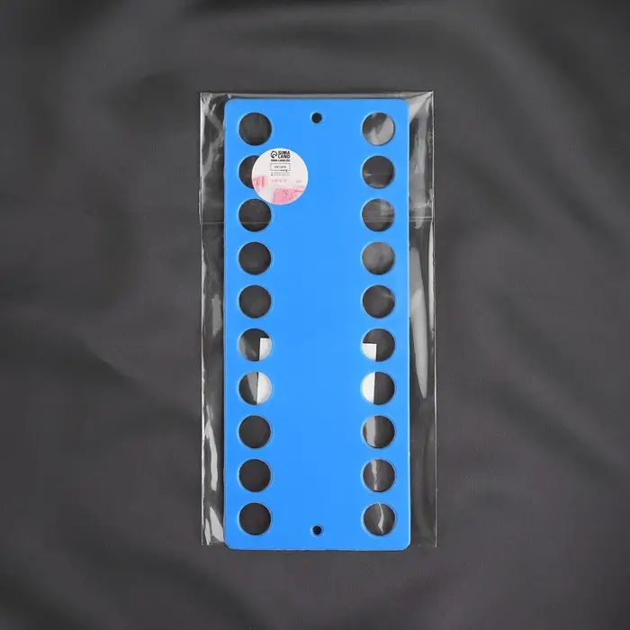 Органайзер для ниток мулине на 20 цветов, 19×8 см, синий