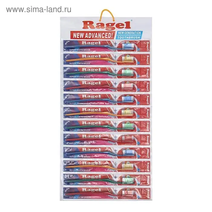 Зубная щётка средней жёсткости, 1 шт. Зубная щётка средней жёсткости, 1 шт.