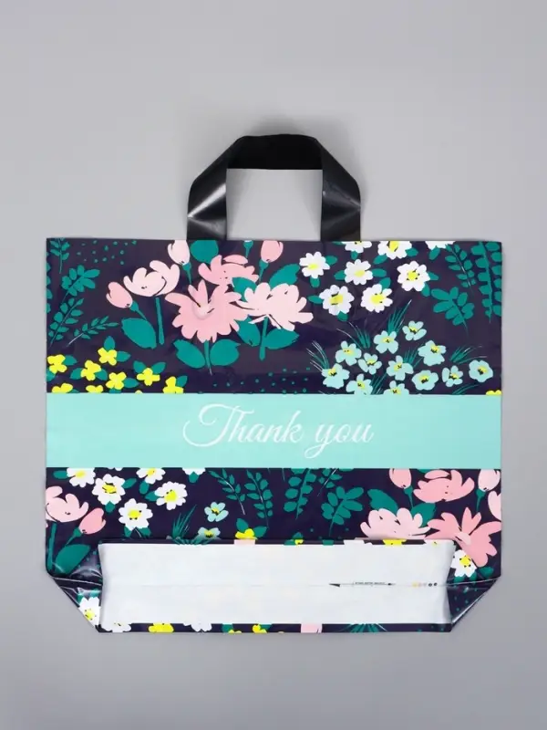 Пакет с петлевой ручкой "Сад" 35 х 30 х 8, см, 60 мкм