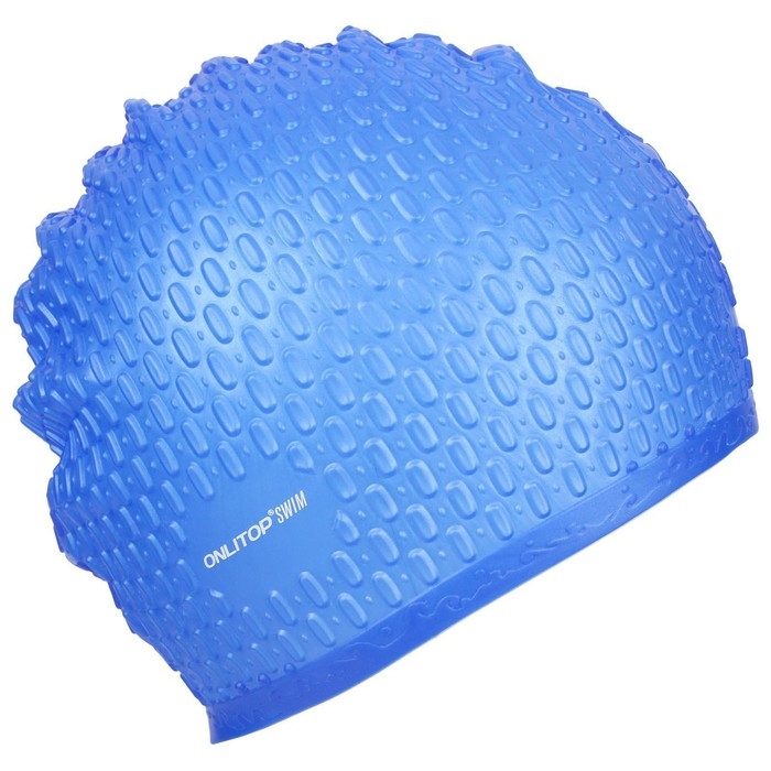 Шапочка для бассейна взрослая ONLYTOP Swim, силиконовая, обхват 54-60 см, цвета МИКС Шапочка для бассейна взрослая ONLYTOP Swim, силиконовая, обхват 54-60 см, цвета МИКС