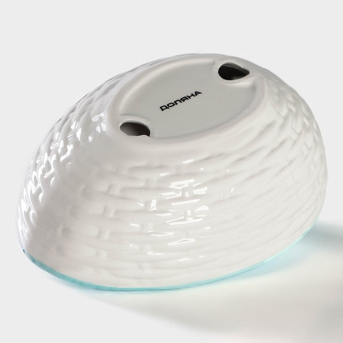 Салатник Доляна «Зайка», 430 мл, 18×14×11 см, цвет голубой Салатник Доляна «Зайка», 430 мл, 18×14×11 см, цвет голубой