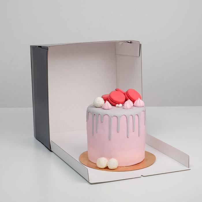 Коробка кондитерская, упаковка, Best Wishes 30 х 30 х 19 см Коробка кондитерская, упаковка, Best Wishes 30 х 30 х 19 см