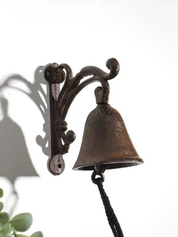 Колокол сувенирный чугун "Растительный узор" 10,5х11,8х7 см