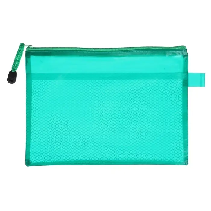 Папка-конверт на молнии Calligrata А5, однотонная, МИКС