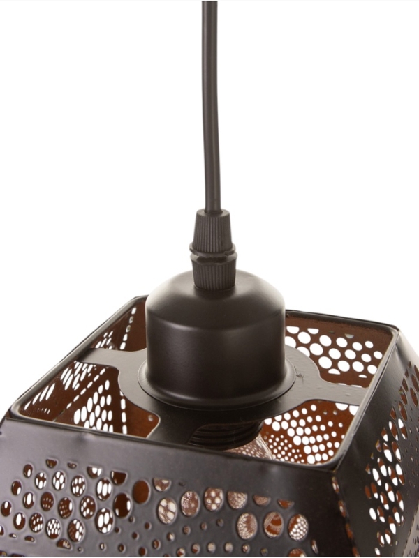 Светильник Светильник "Кэлшот " (Вихрь) 1х40Вт Е27 черный 13х13х20+100см