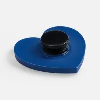 Джибитс из ПВХ &laquo;Сердце&raquo;, синий