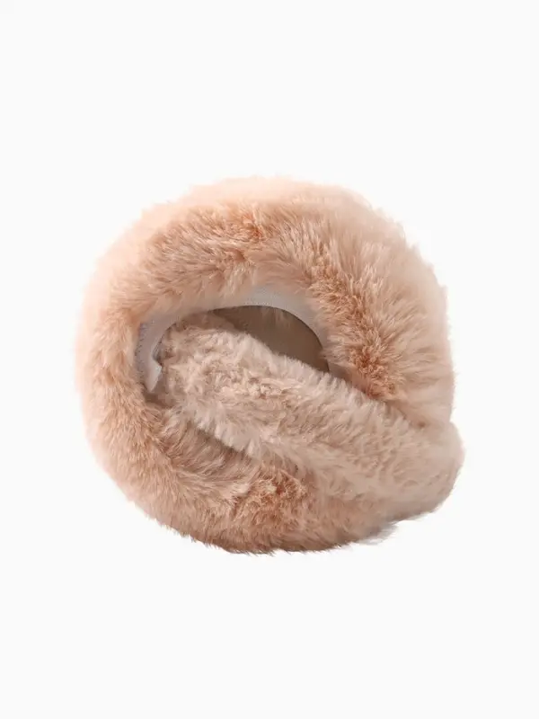 Меховые наушники MINAKU складные, цв.бежевый р-р 54-58 Меховые наушники MINAKU складные, цв.бежевый р-р 54-58