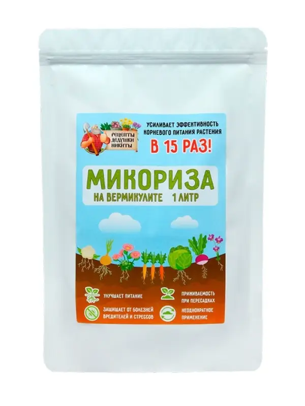 Микориза на вермикулите &laquo;Рецепты Дедушки Никиты&raquo;, 1 л