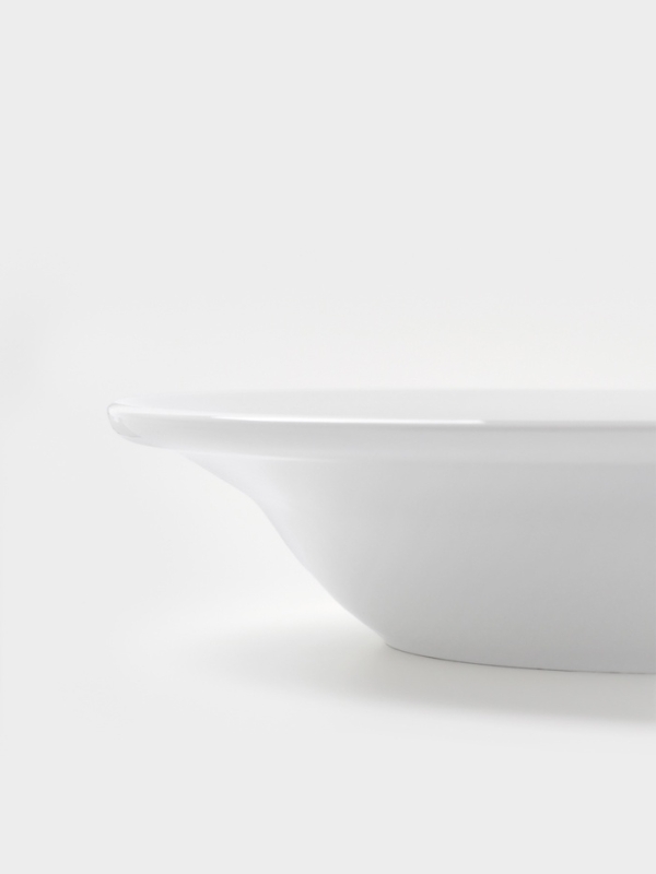 Тарелка глубокая Hanna Knövell, d=20.4 см, фарфор, белая