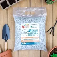 Дренаж и разрыхлитель из пеностекла &laquo;Рецепты Дедушки Никиты&raquo;, фракция 5-10 мм, 3 л