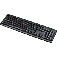 Клавиатура Oklick 90M черный USB